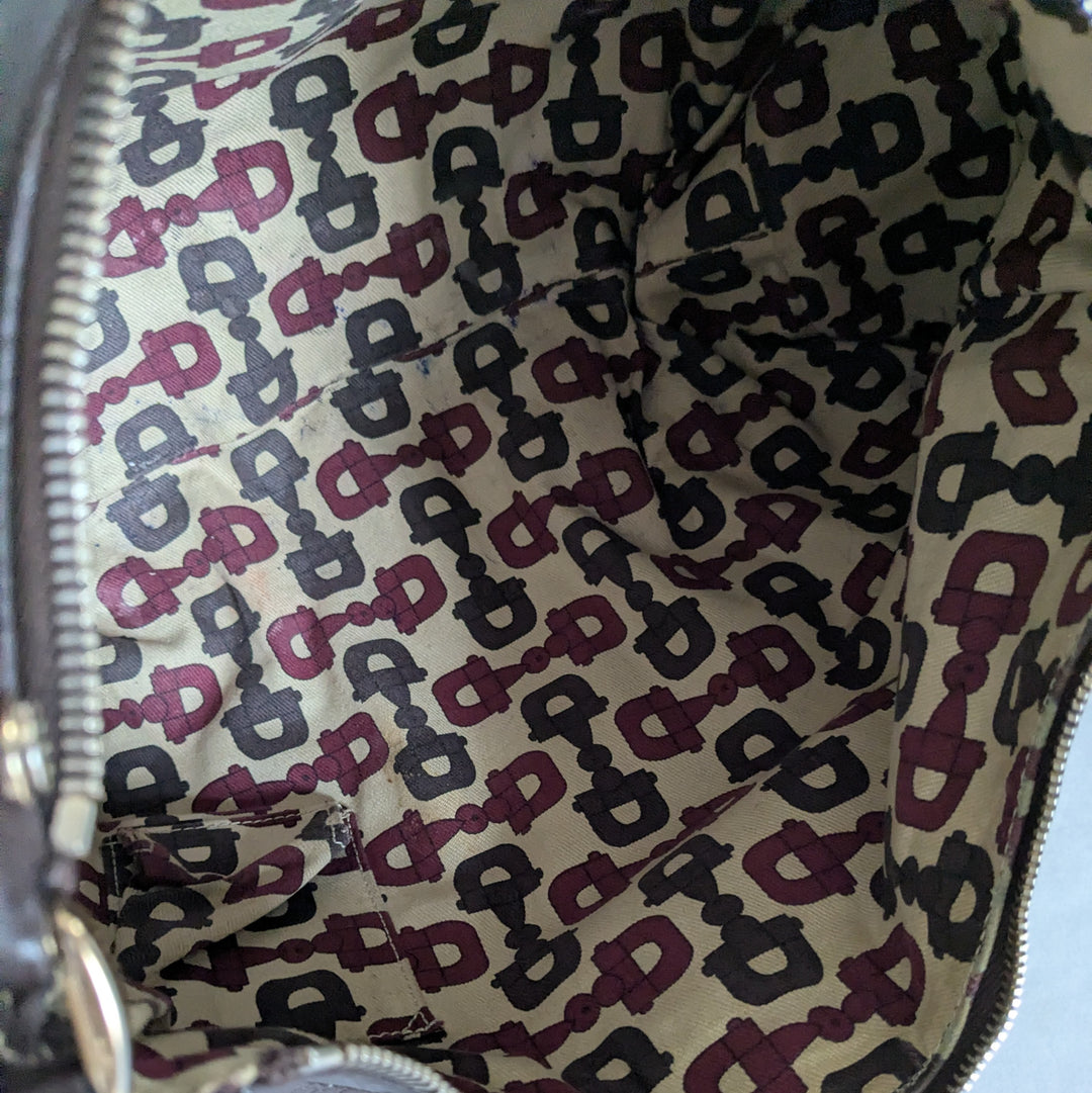 Gucci Guccissimo GG Signature Abbey D Ring Shoulder Bag