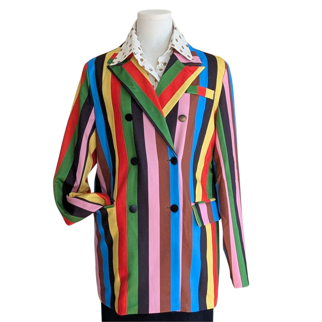 Striped Blazer Size Medium