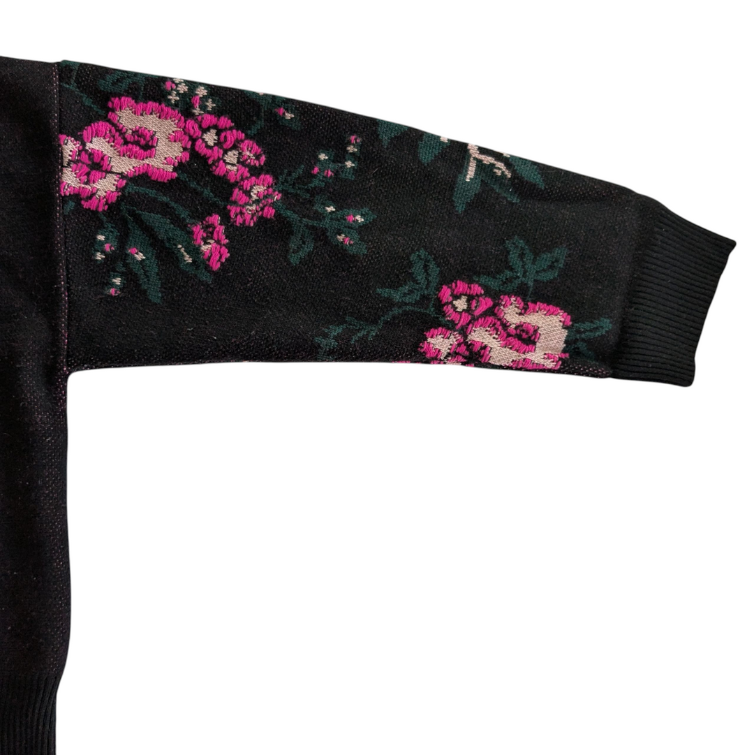 Anthropologie Maeve Floralinda Cropped Sweater Size XL