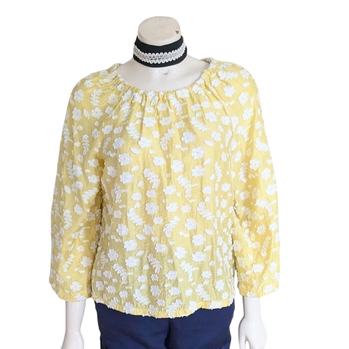 Ann Taylor Floral Top Size XSP
