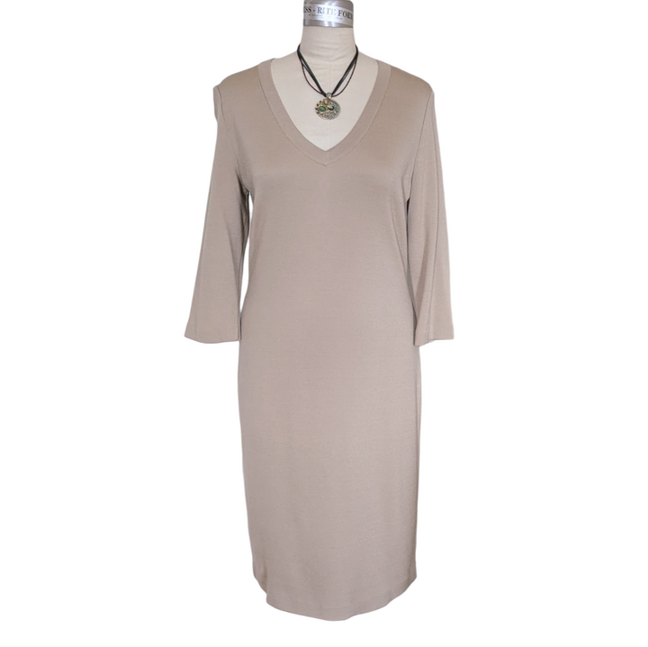 St John Knit Midi Dress Size 12