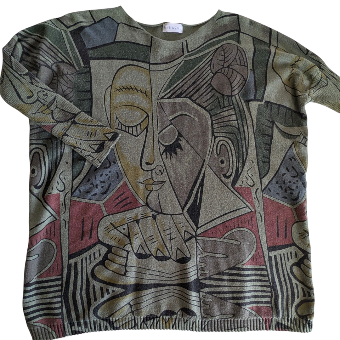 Ella Zhu Sweater Size Large