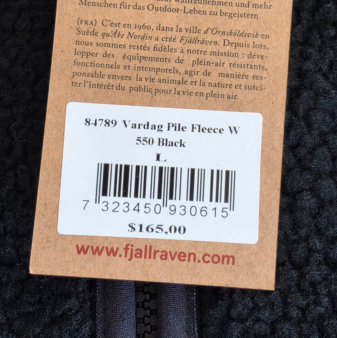 Fjallraven Vardag Fleece Jacket Size Large