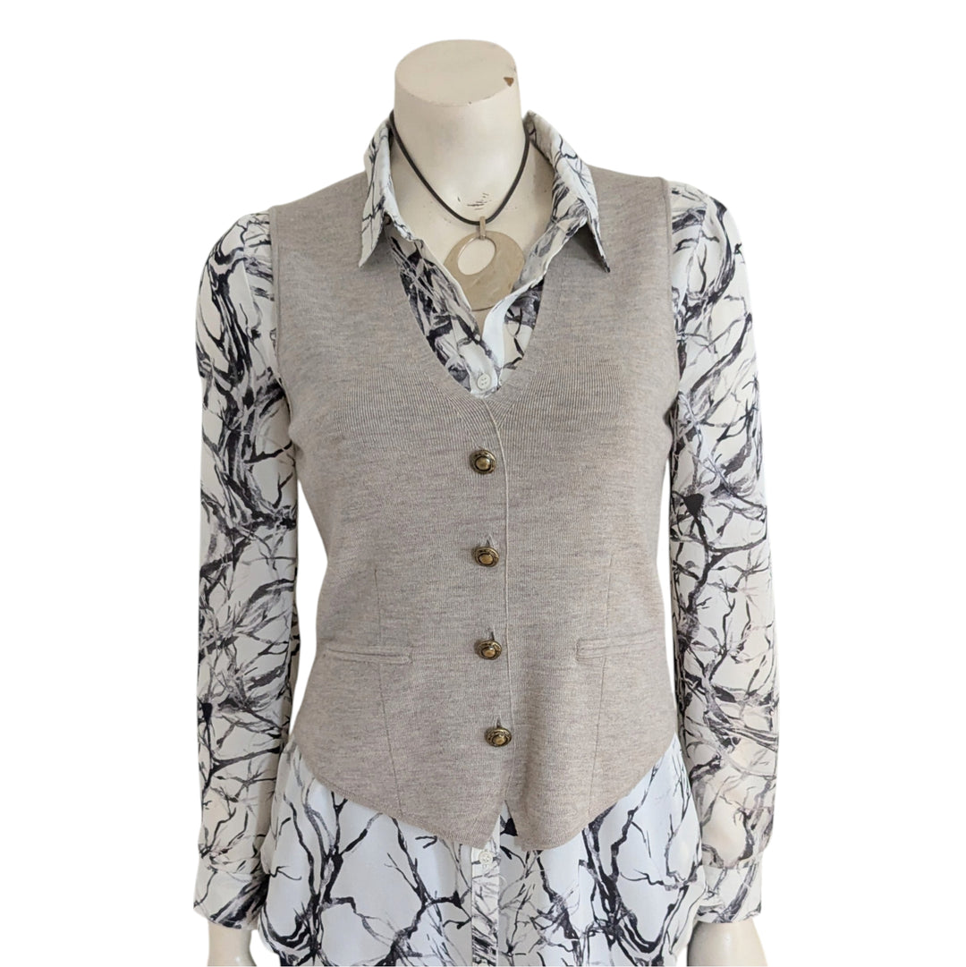 Rag & Bone Wool Blend Sweater Vest Size Small