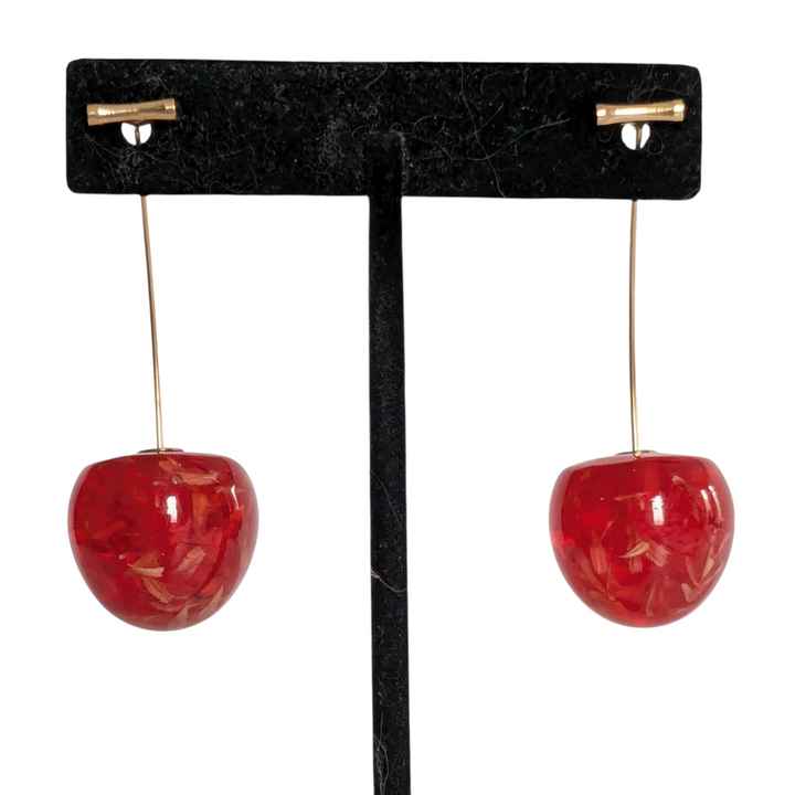 Cherry Drop Earrings