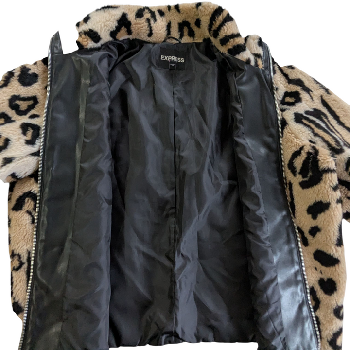 Express Faux Fur Coat Size XL