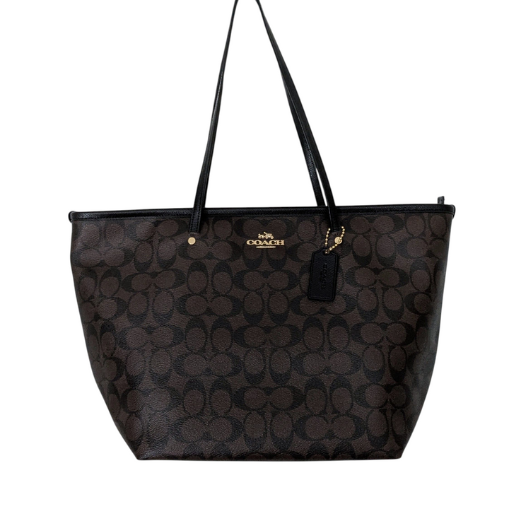Coach Signature Logo City Tote