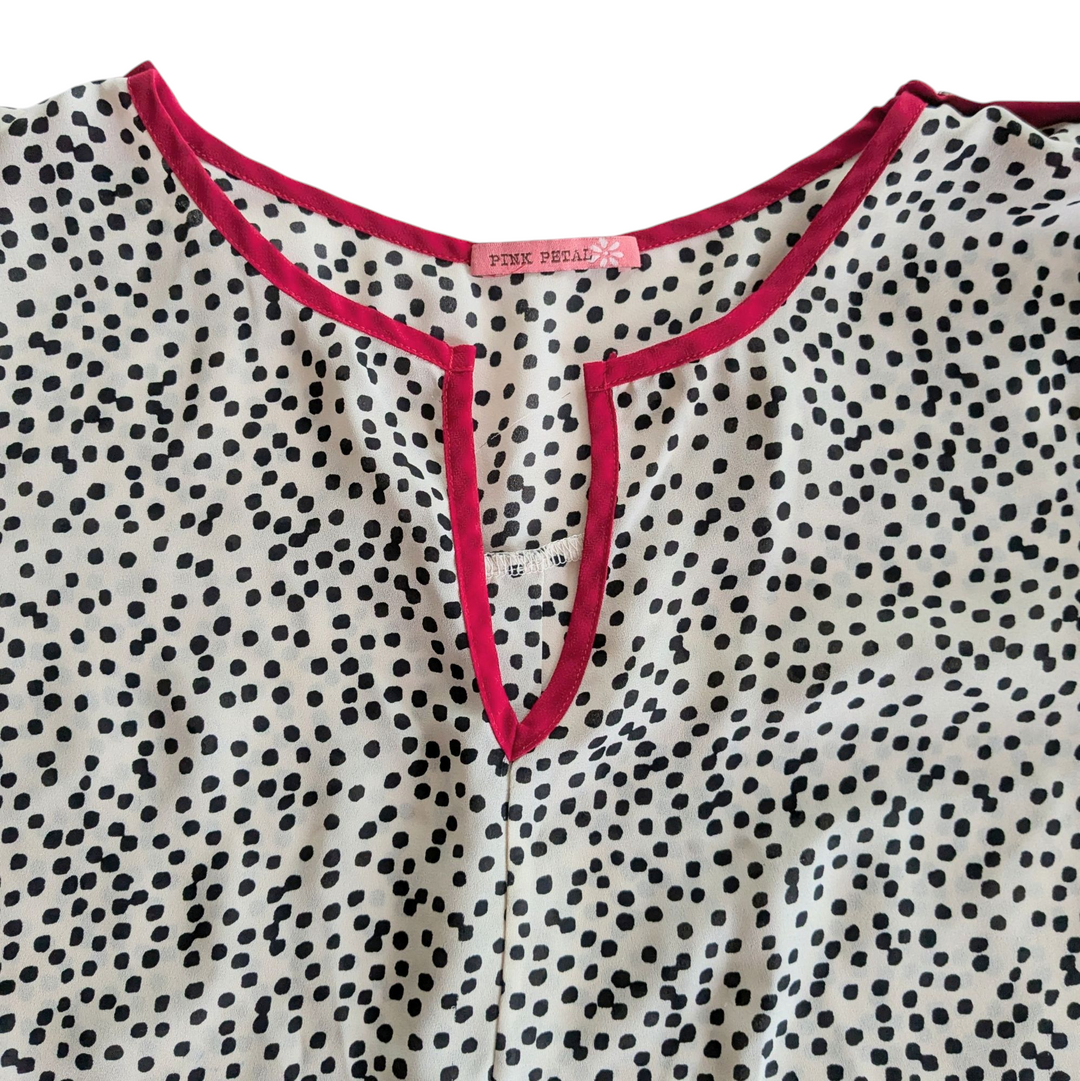 Pink Petal Blouse Size Medium