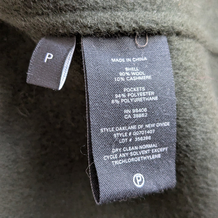 Theory Wool and Cashmere Wrap Coat Size Small