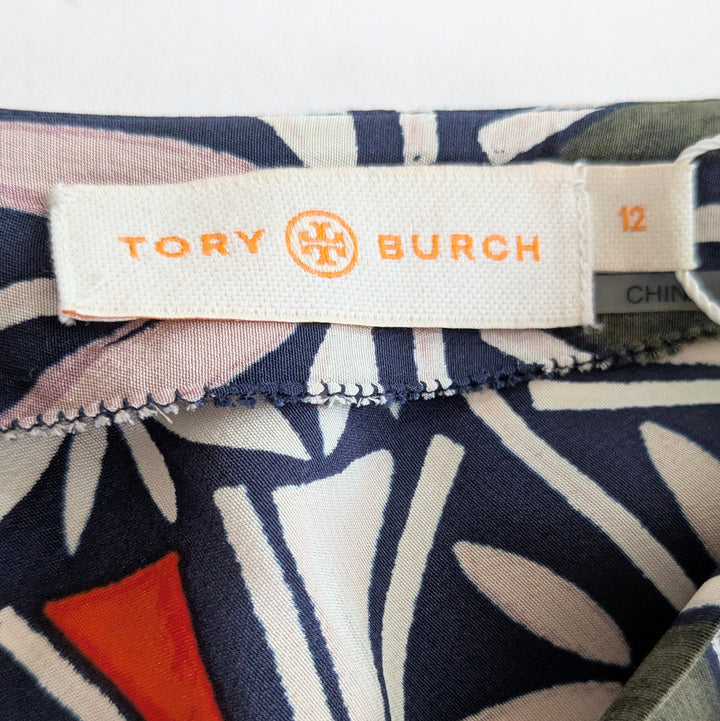Tory Burch Acoma Pottery Midi Dress Size 12