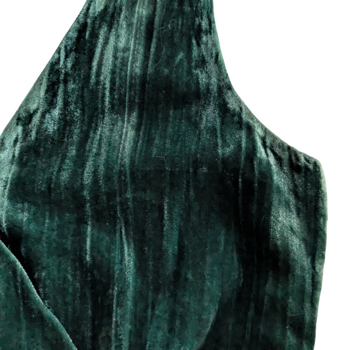 BB Dakota Green Velvet Jumpsuit Size 2