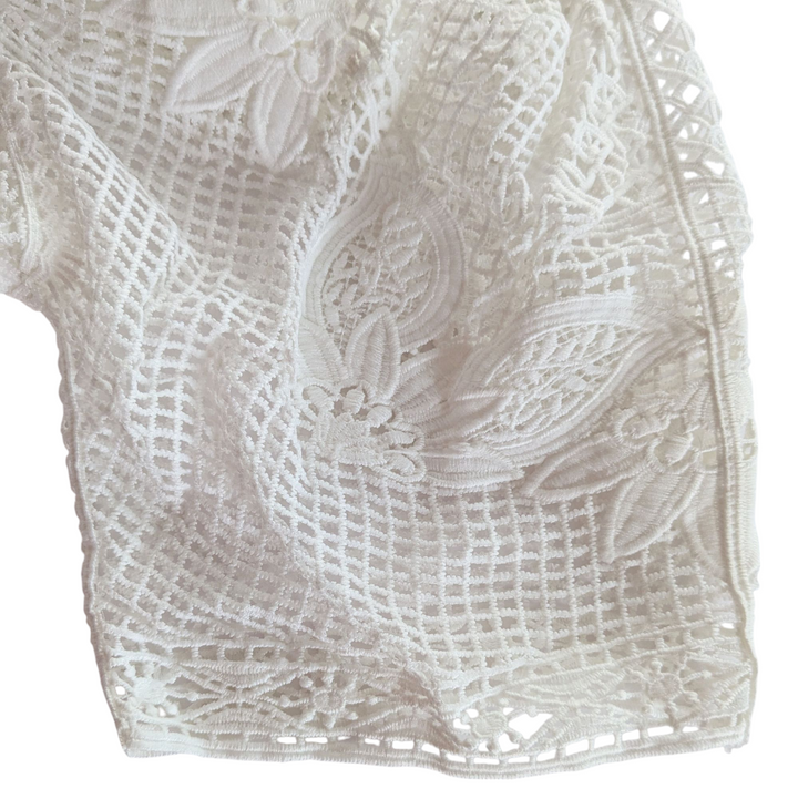 FARM Rio Guipire Lace Top Size Large