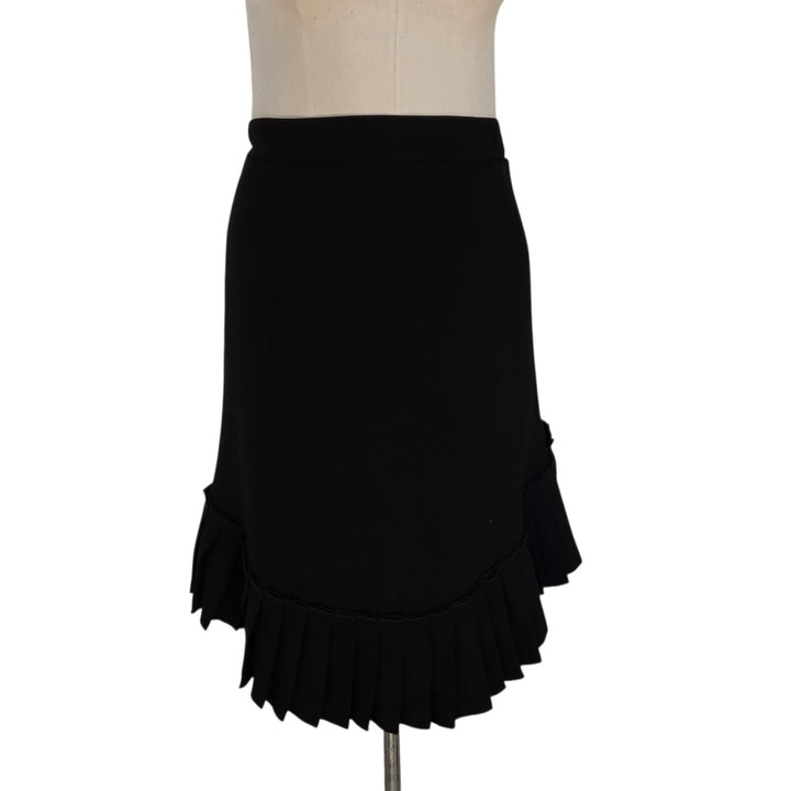 Calvin Tran Pleated Wrap Skirt Size Medium