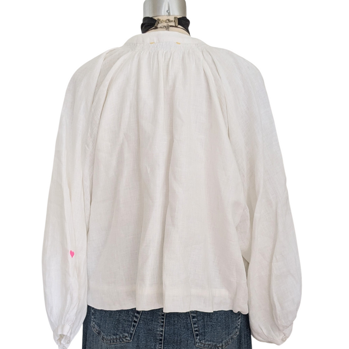 Kerri Rosenthal Honey Peasant Top Size XL