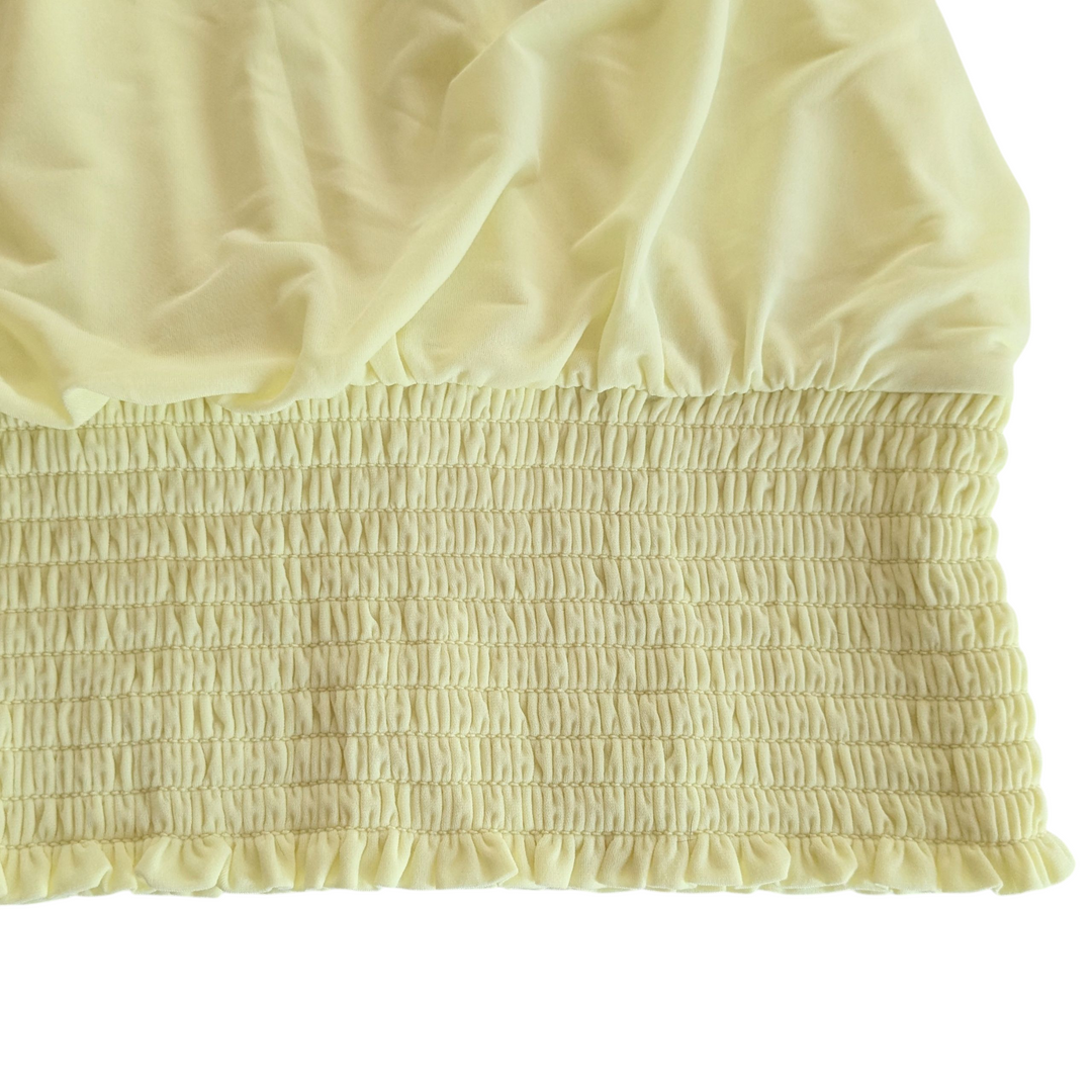 Express Yellow Sleeveless Top Size Large