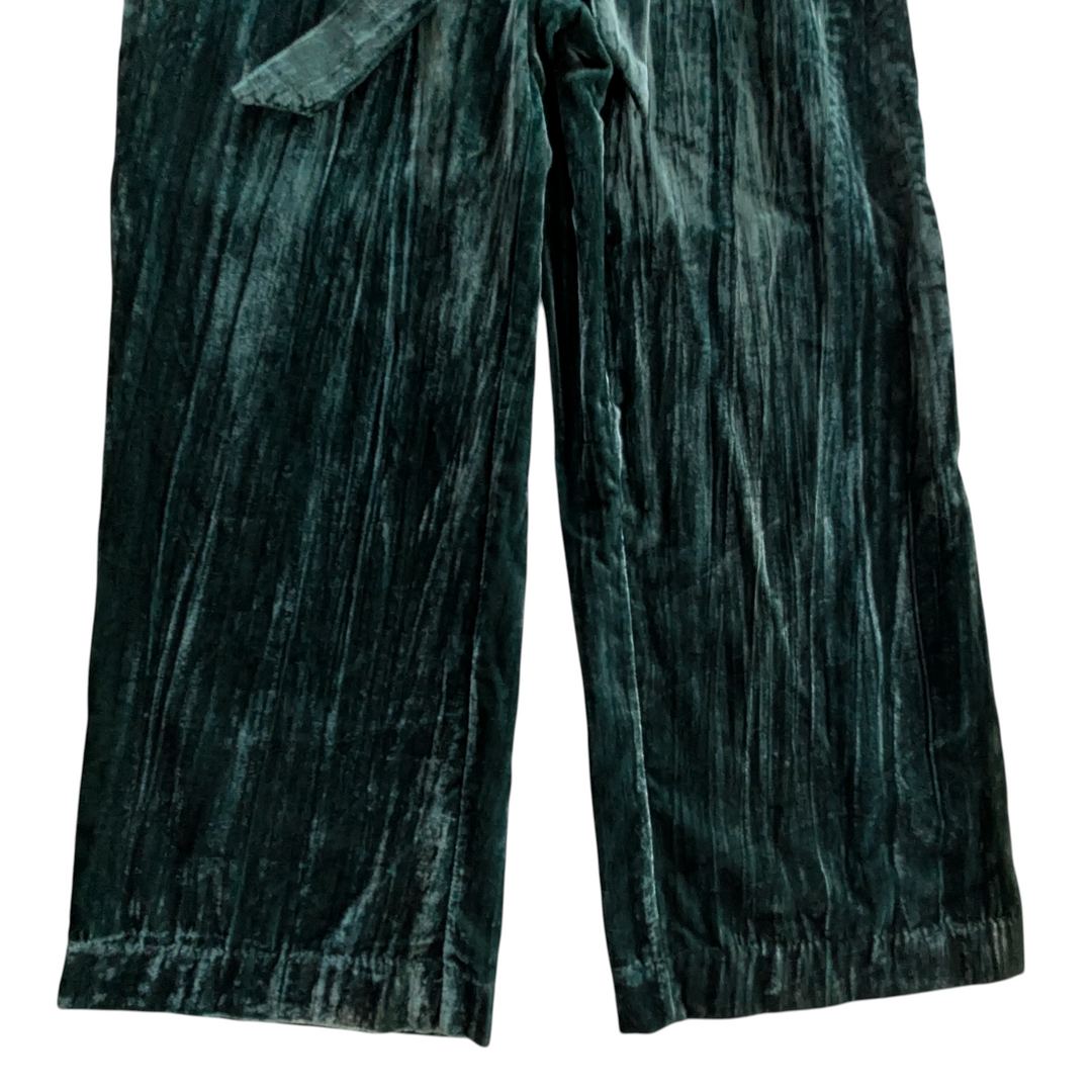 BB Dakota Green Velvet Jumpsuit Size 2