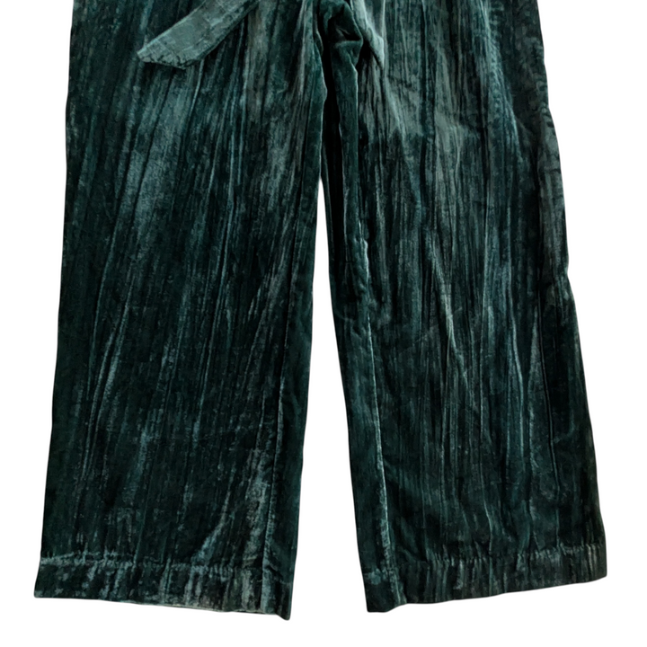 BB Dakota Green Velvet Jumpsuit Size 2