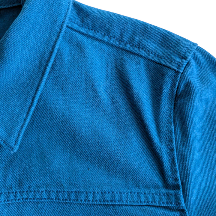 COS Bright Blue Denim Jacket Size Small
