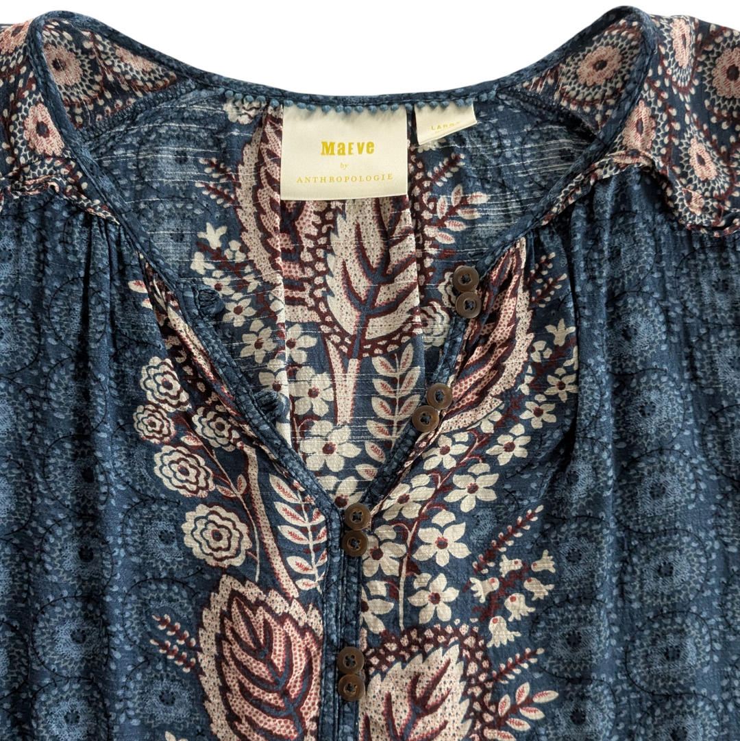 Anthropologie Maeve Top Size Large