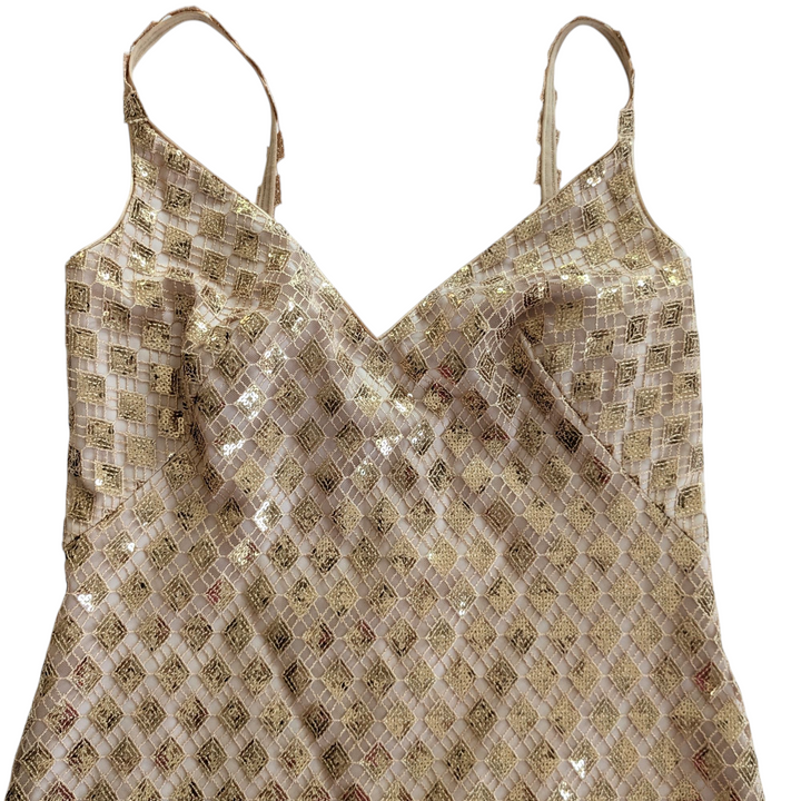 Tadashi Shoji Annabelle Sequin Slip Dress Size 10