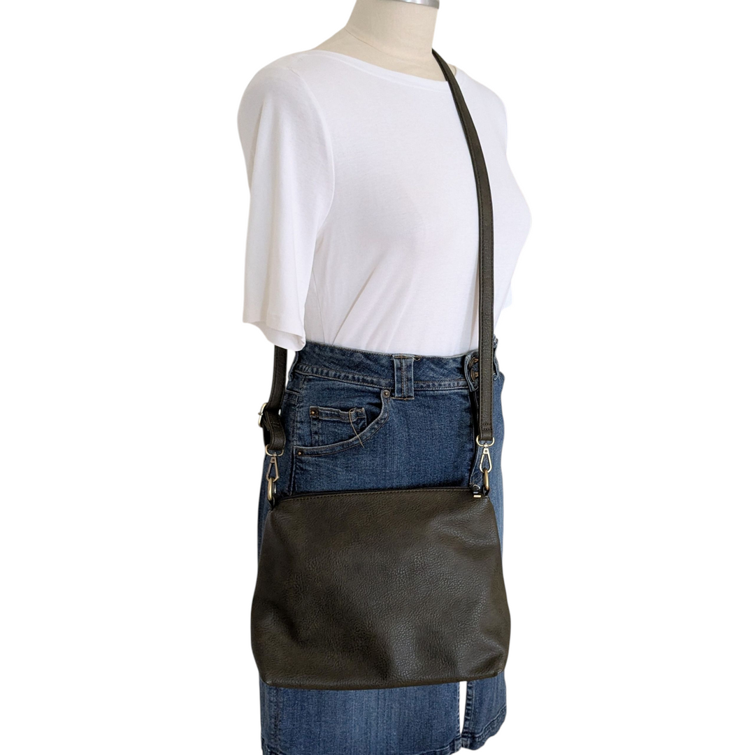 Joy Susan Leather Hobo and Crossbody Set
