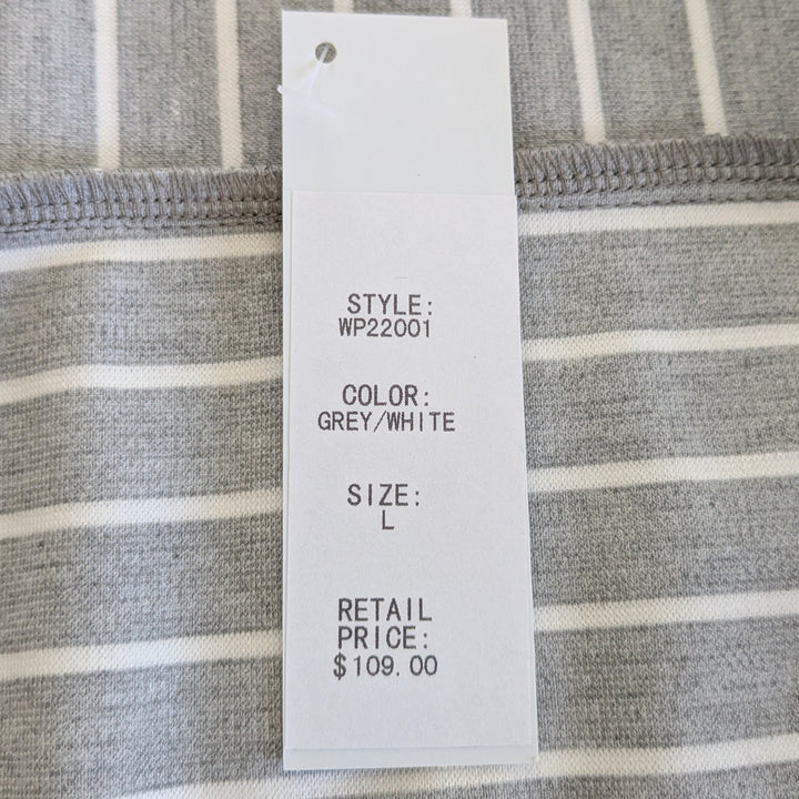 209WST38 Striped Moto Vest Size Large