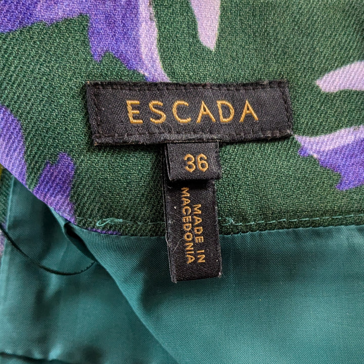 Escada Floral Pencil Skirt Size 36