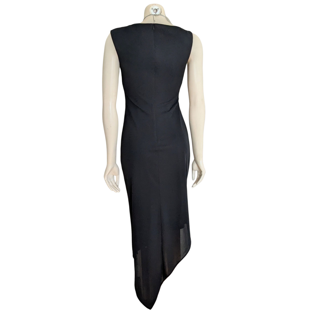 David Meister Asymmetrical Dress Size 2