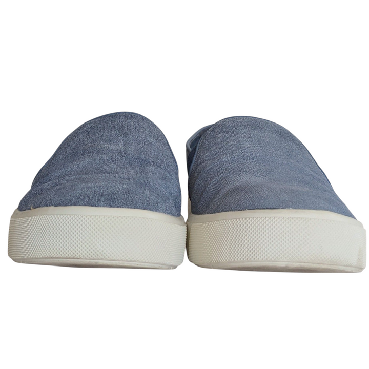 Vince Blair Embossed Suede Slip Ons Size 7