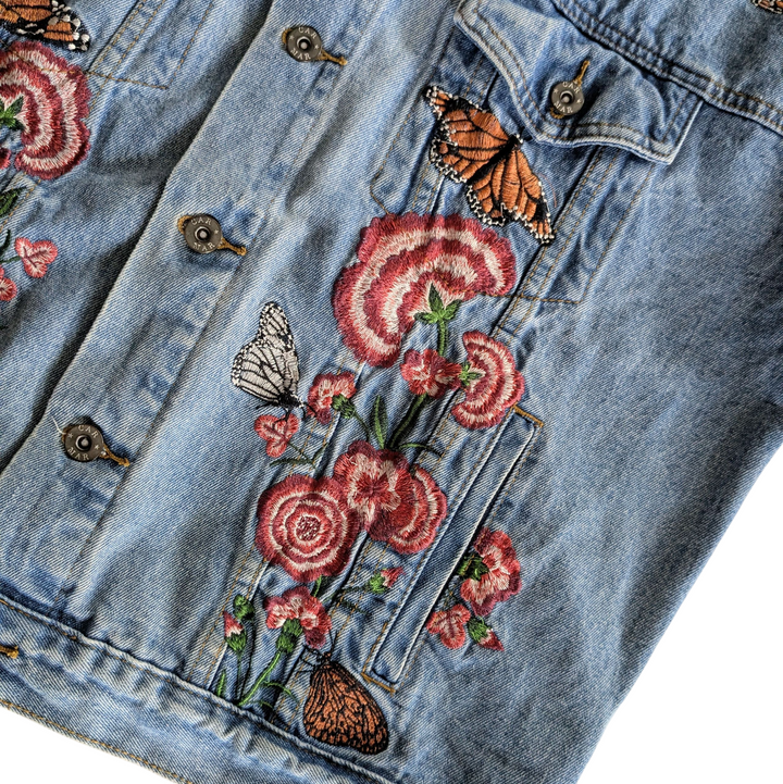 Carmar Embroidered Denim Jacket