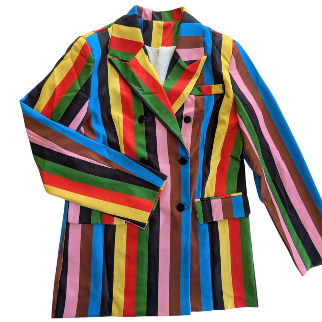 Striped Blazer Size Medium