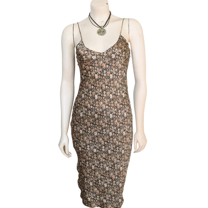 Nili Lotan Silk Slip Midi Dress Size XS