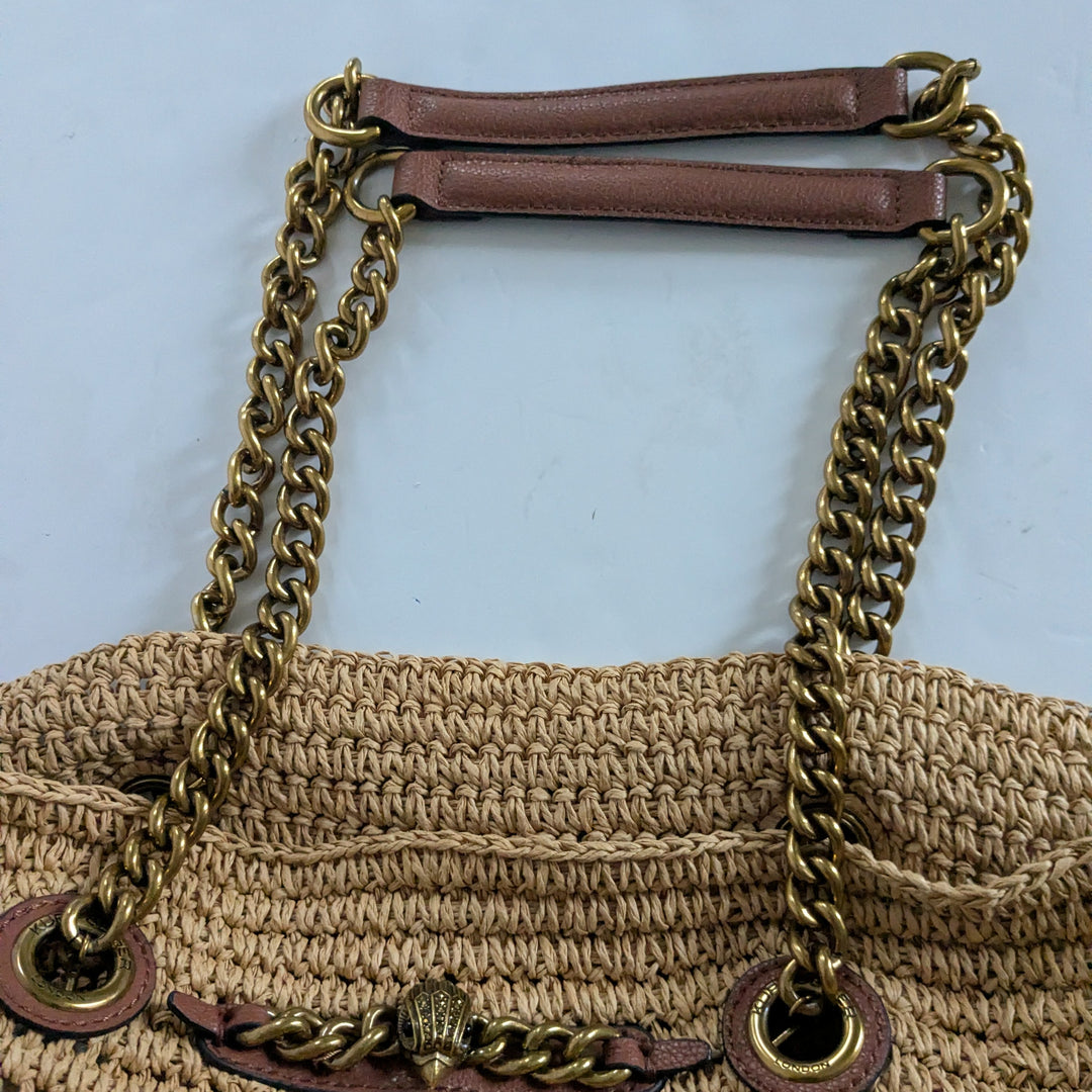 Kurt Geiger Chelsea Straw Shopper Tote