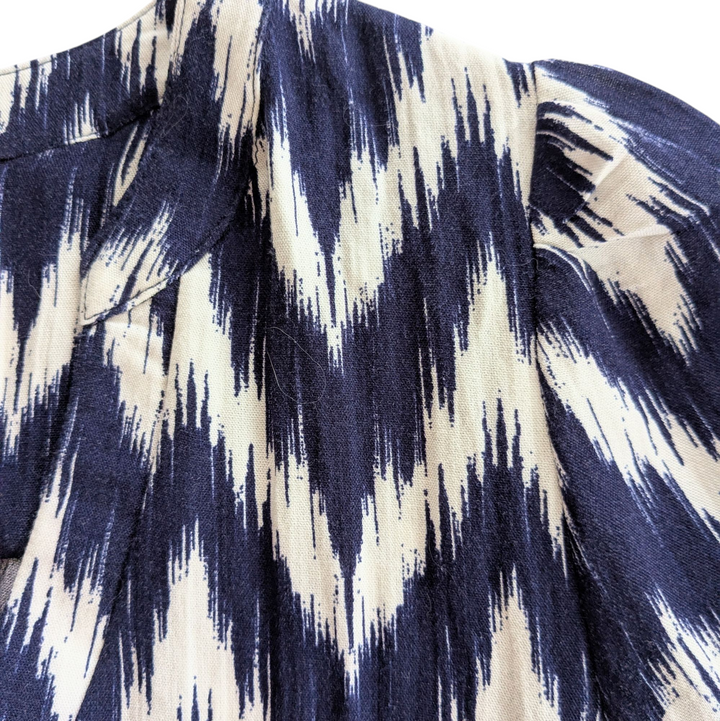 Tuckernuck Pomander Place Navy Ikat Kenzo Dress Size XS