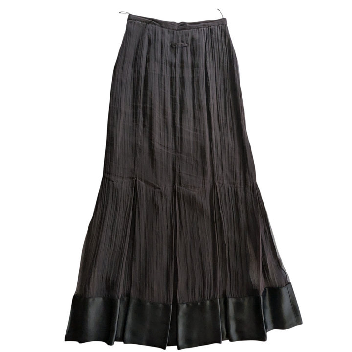 Jean Paul Gautier Sheer Silk Maxi Skirt