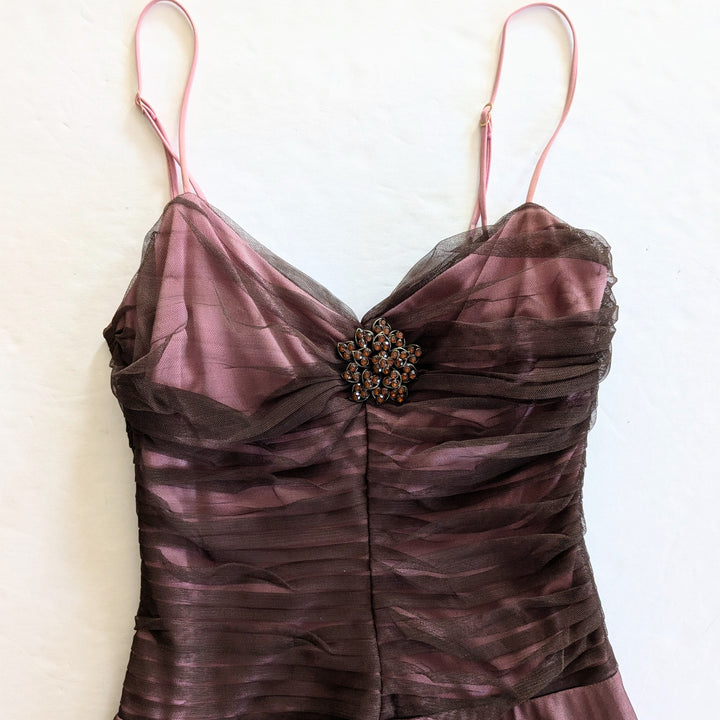 Betsey Johnson Vintage Midi Cocktail Dress Size 2