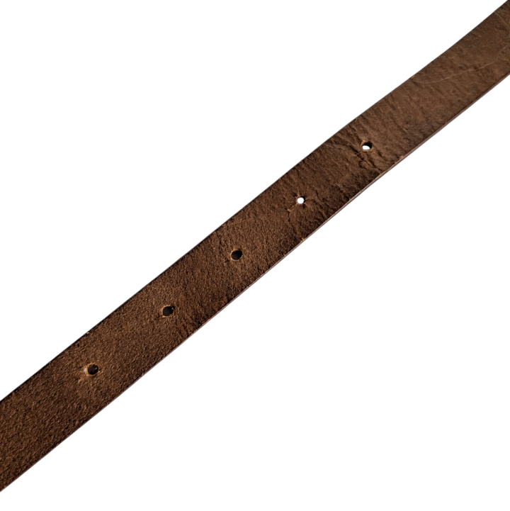 Leather Belt with Flower Accent Size Small
