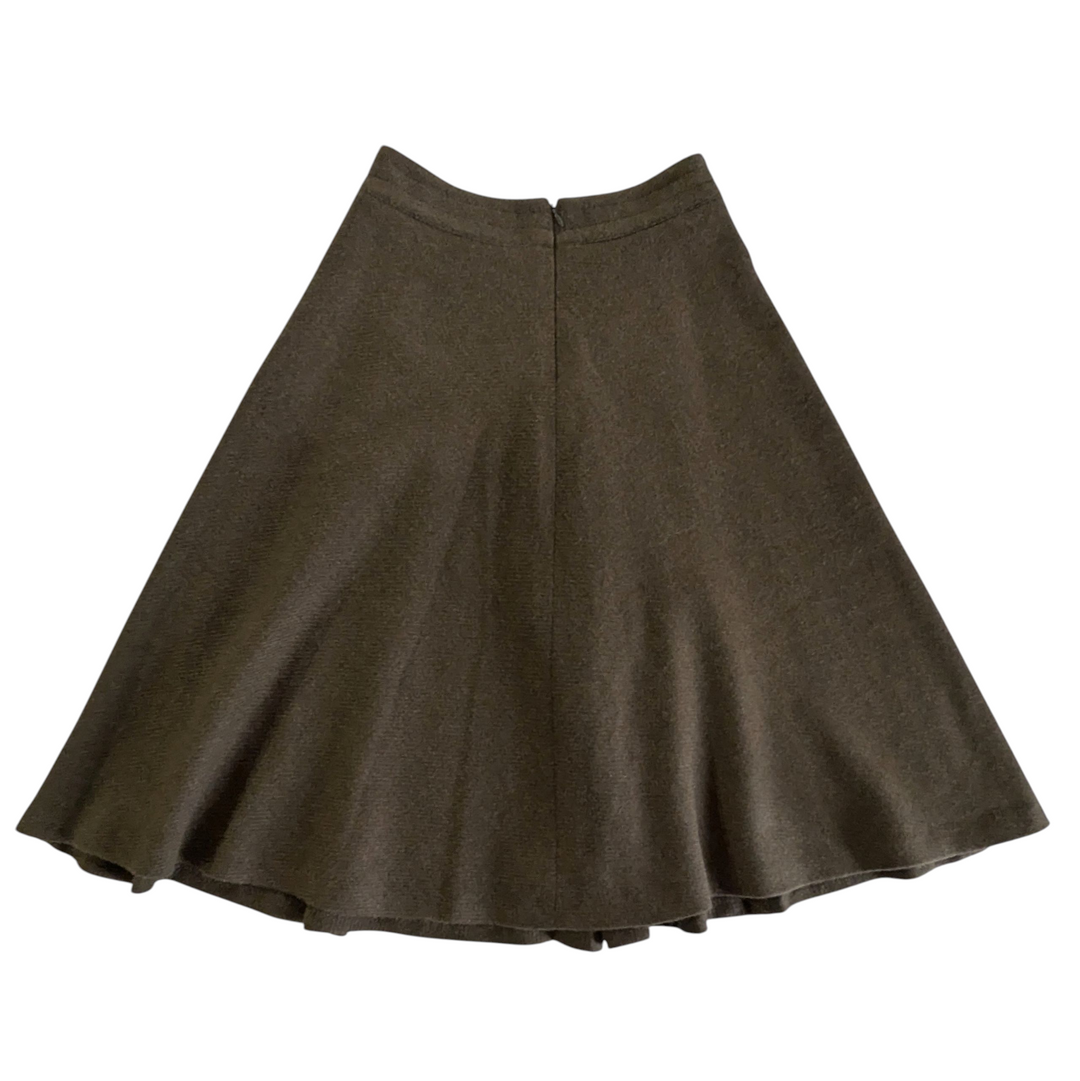 MaxMara Alpaca and Wool Full Skirt Size 2