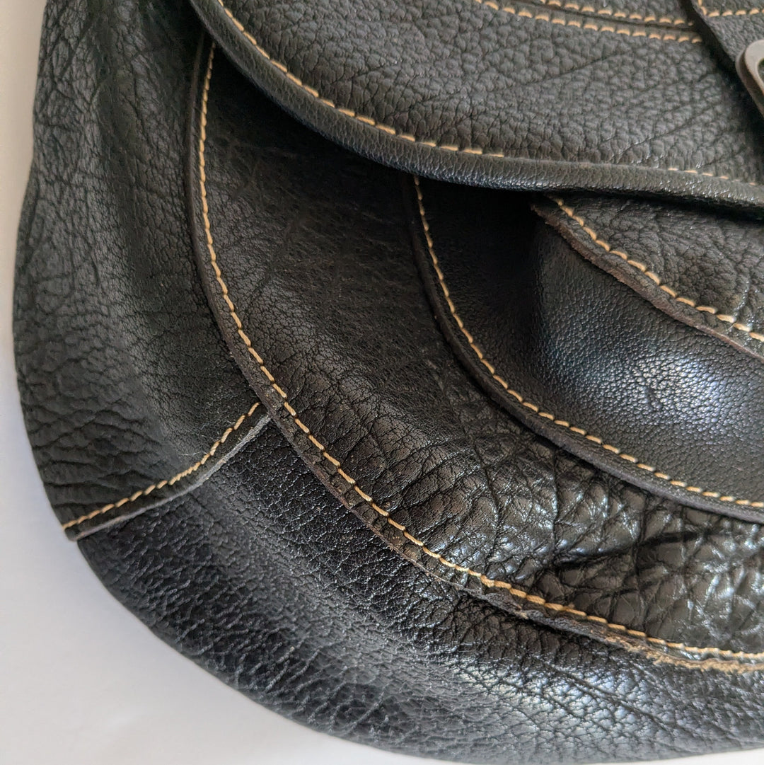 Patricia Nash Leather Saddle Bag