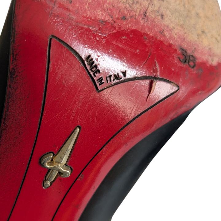 Cesare Paciotti Tall Leather Boots Size 36