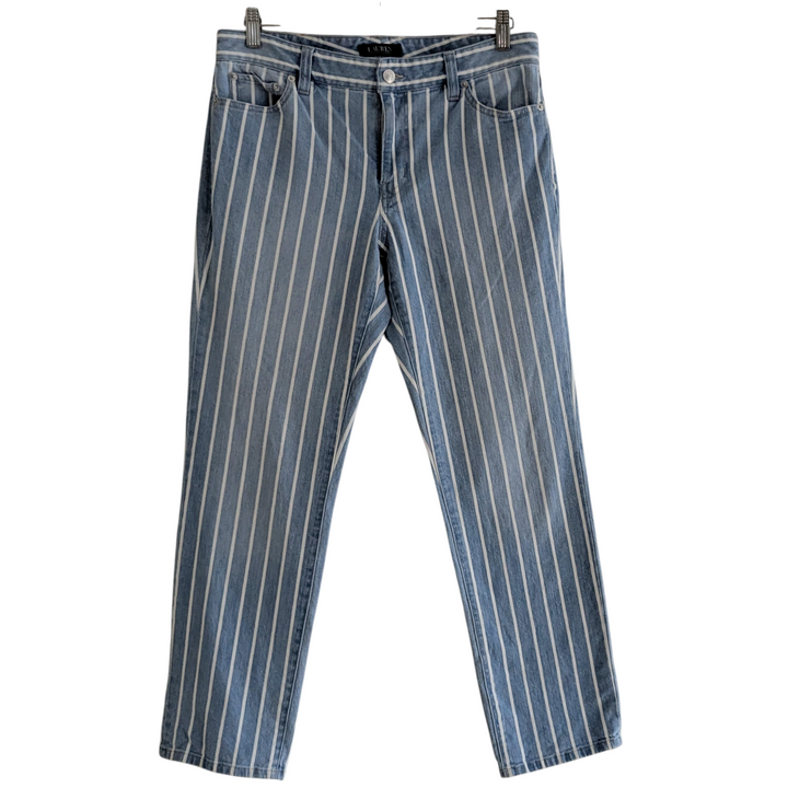 Lauren Ralph Lauren Striped Jeans Size 8