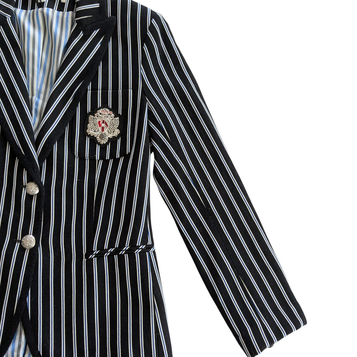 Veronica Beard Striped Cotton Blazer Size 8