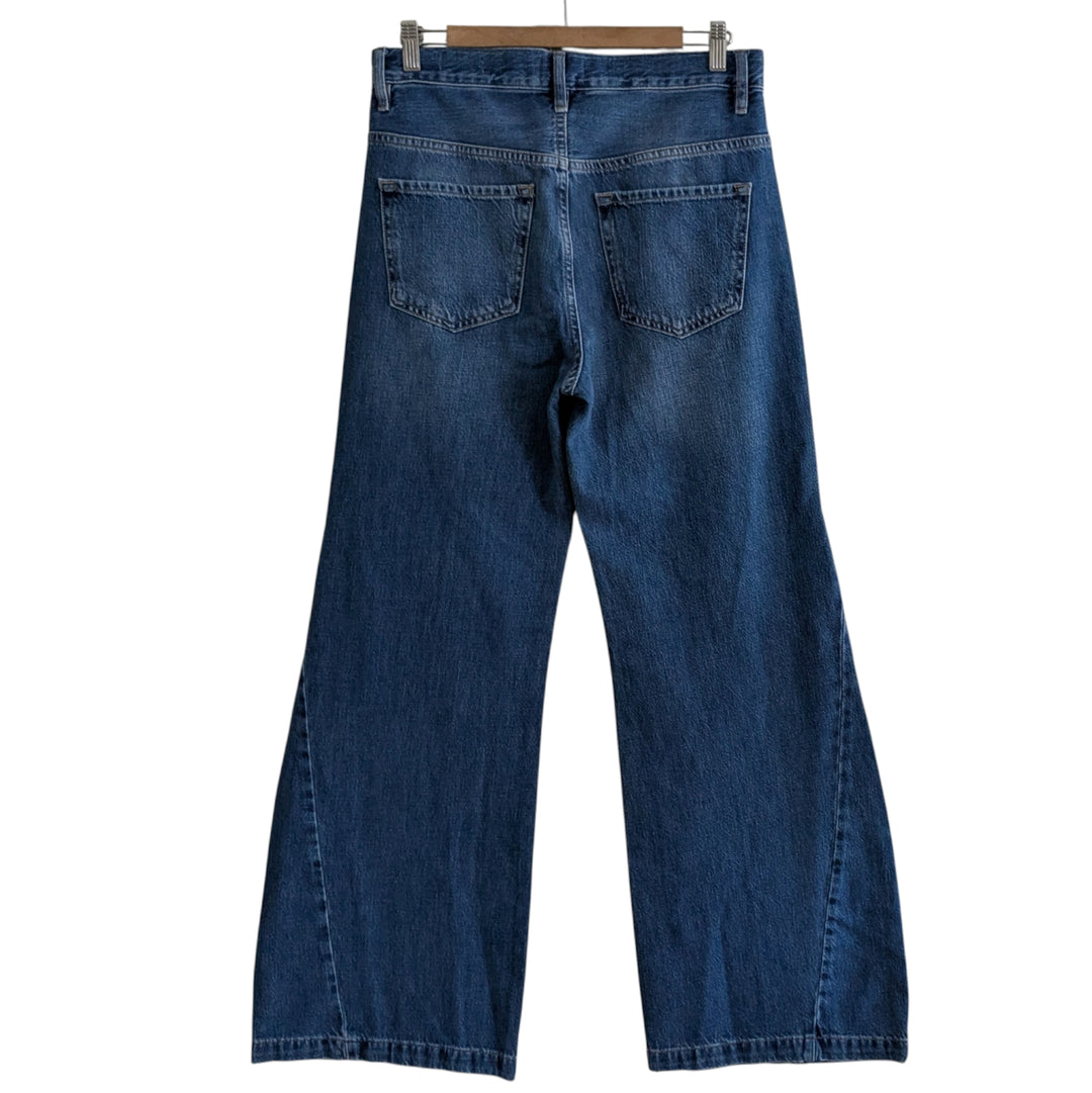 Frame Le Baggy Palazzo Jeans Dark Wash Size 27