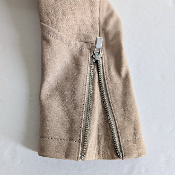 Athleta Salt Flat Leather Moto Jacket Size XS
