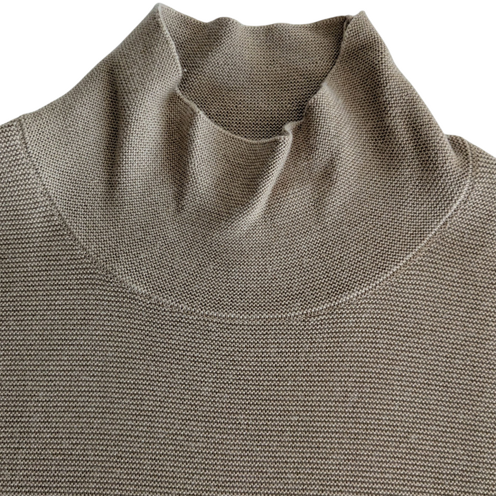 Eileen Fisher Mock Turtleneck Size Large