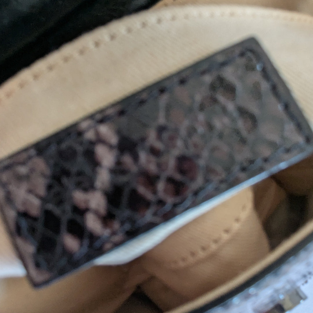 Alexis Hudson Reptile Print Leather Crossbody
