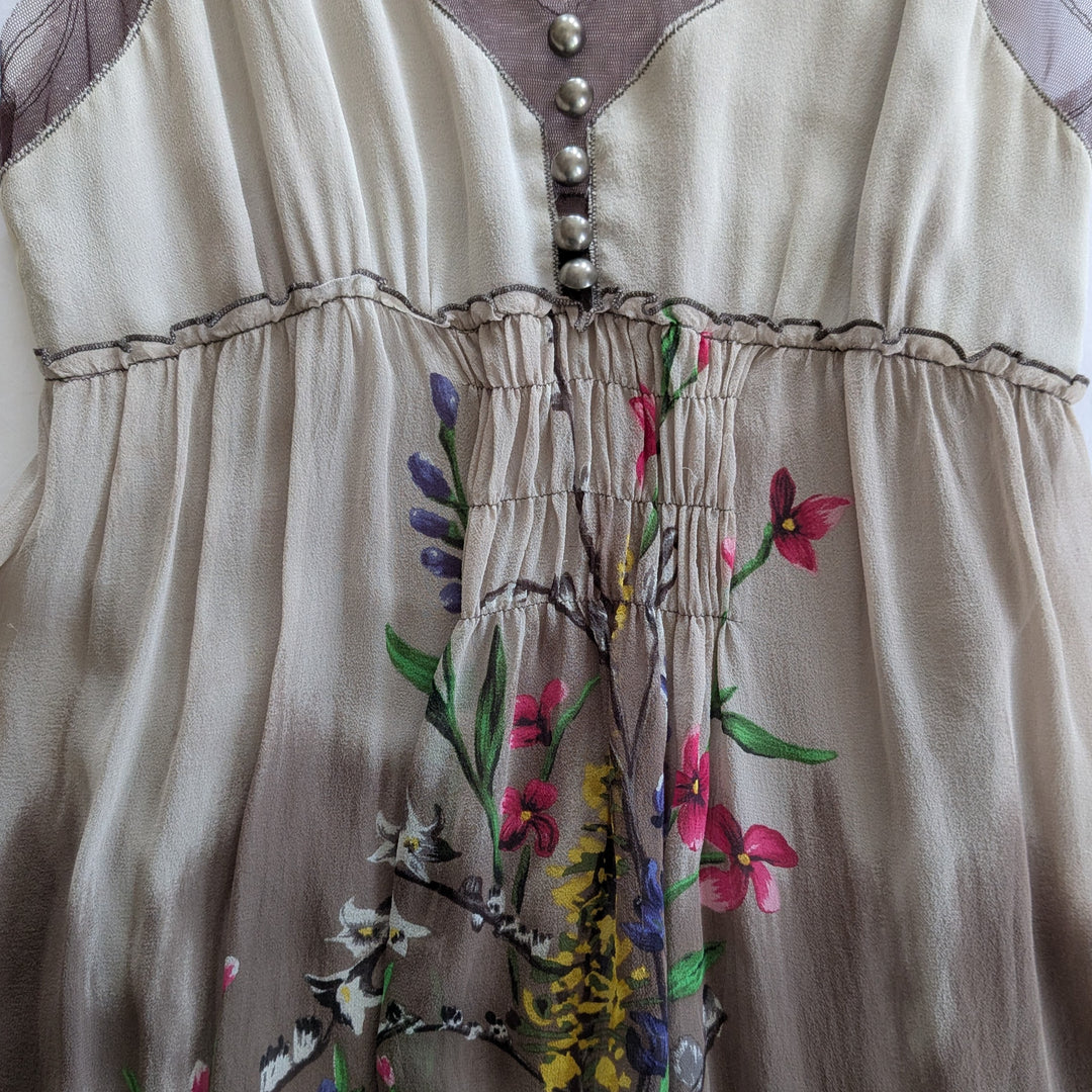 BCBG Sleeveless Silk Dress Size Small