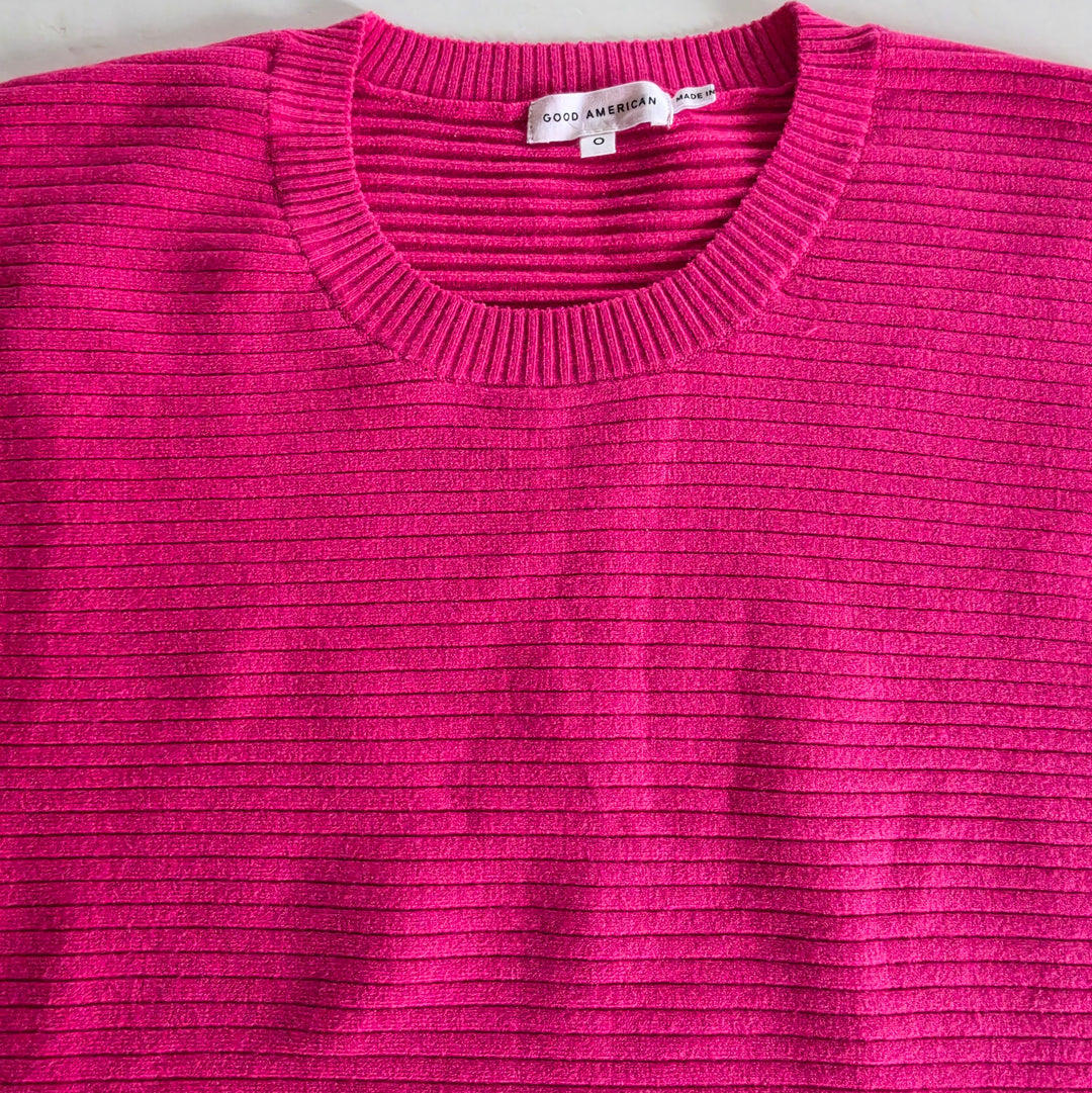 Good American Pink Sweater Size Medium