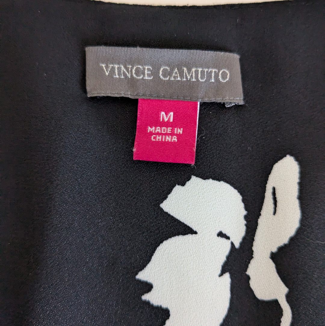 Vince Camuto Black & White Tunic Size Medium