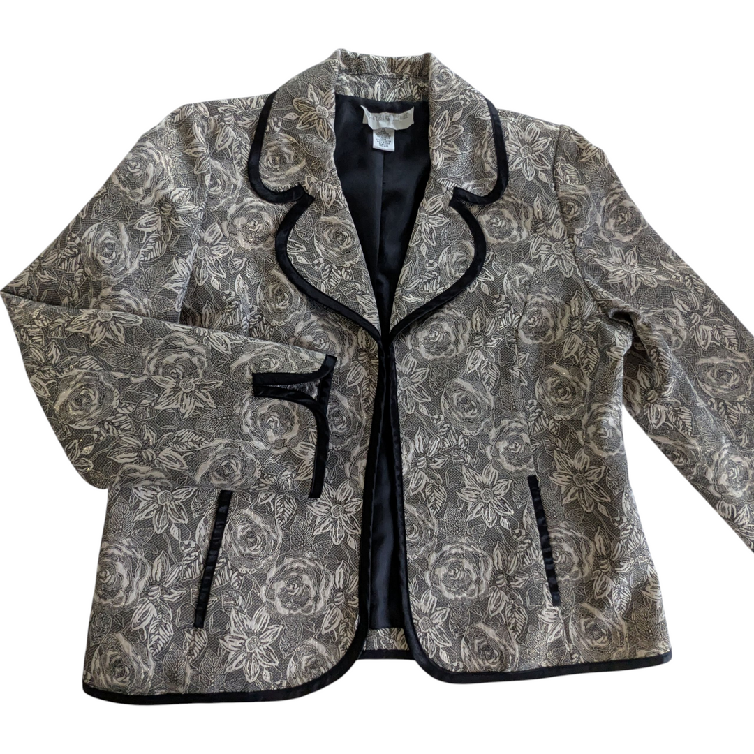 Laura Ashley Brocade Blazer Size XL